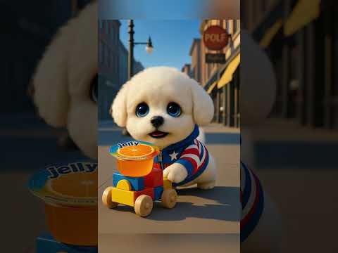Cute Bichon's Shopping Trip! Buys GIANT Orange Jelly, Owner's Grateful Spoonful is Heartwarming 🍊🐶 💖