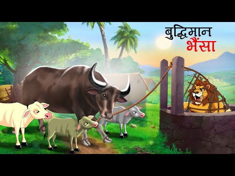 बुद्धिमान भैंसा | BUDDHIMAN BHAINSA | HINDI KAHANIYA | COMEDY FUNNY STORIES | Hindi Kahani | Kahani