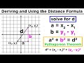 Distance Formula and Pythagorean Theorem