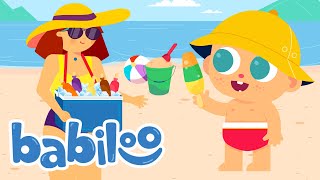 Sandy Toes And Sunny Skies! 🌊☀️ #Beach #song #summer #songs | Babiloo Nursery Rhymes & Kids Songs 🎶