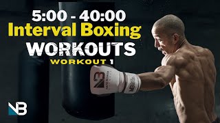 5 Min or 40 Min Interval Boxing Workout - Get fit faster