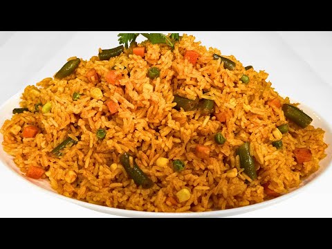 Esta Receta de ARROZ ROJO a la Mexicana es TAN DELICIOSA que la Hago Cada Semana: Rápido y Fácil