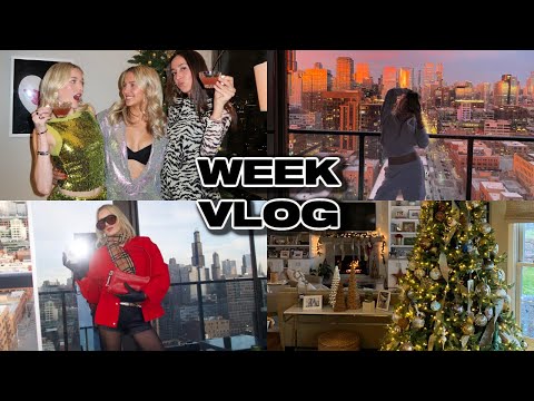 WEEK IN MY LIFE VLOG: Chicago, Thanksgiving at home and Holiday parties