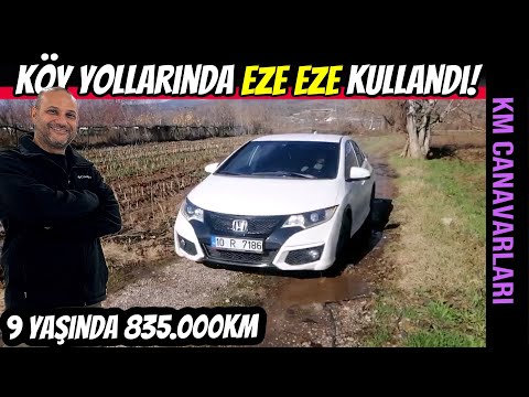 KM CANAVARLARI | 835.000km Honda Civic HB 1.6 i-DTEC | Dere Tepe Acımadan Kullandı