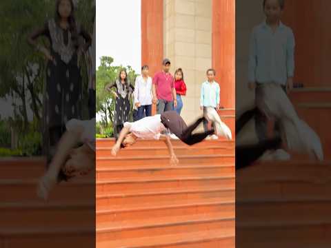 Bhai ko chot lag 🥹 gya” stunt video #viralshorts #shorts