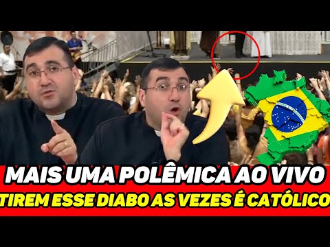 SERÍSSIMO!PADRE- MAIS UMA POLÊMICA AO VIVO ELE FEZ ISSO COM NOSSA SENHORA E JESUS