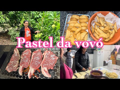 CHURRASCO NA CASA DA JU | MINHA VÓ FEZ PASTEL PARA A FAMÍLIA 🥰