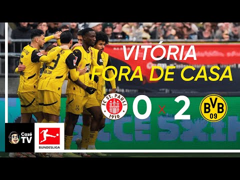 MELHORES MOMENTOS: ST. PAULI 0 X 2 BORUSSIA DORTMUND | RODADA 24 | BUNDESLIGA 2024-2025