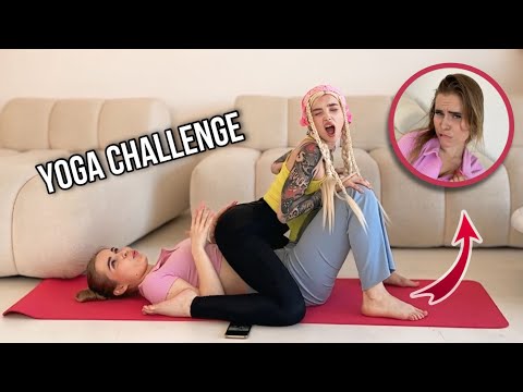 Crazy Things With Beautiful Girls | Yoga Challenge