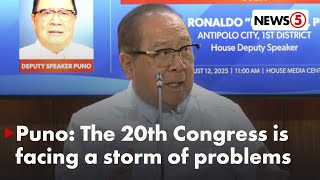 WATCH | House Deputy Speaker Rep. Ronnie Puno holds press conference