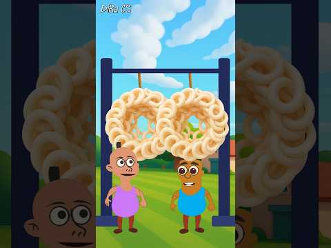 Lomba Makan Krupuk Raksasa 😅 TungTung Sahur Hamud vs Upin Hamud #anomali #tungtungtungsahur #agustus