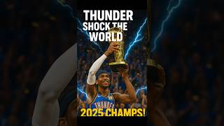 Thunder NBA Champions 2025 #nba #sports #espn #basketball #news #viral #shorts