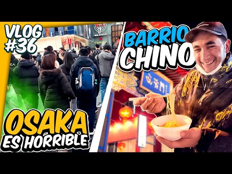 COMIDA CALLEJERA en BARRIO CHINO de KOBE  - ¿OSAKA EN DECADENCIA? - - VIVIR EN JAPON  -  Ep 36