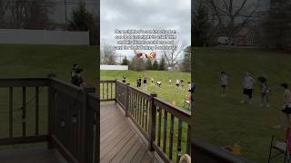 Asked neighbors to host Turkey Bowl 🐐🦃 #shorts