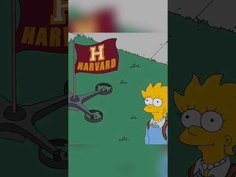 Lisa's going to Harward? ? #shorts #thesimpsons