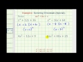 Factoring Perfect Square Trinomials