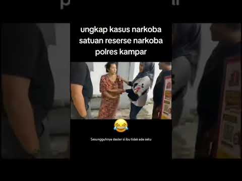 seorang ibu berdaster cokelat ditangkap membawa sabbuu