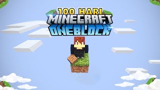 100 Hari di Minecraft One Block Only!