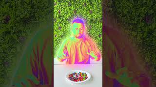 The Rainbow Effect from Skittles 😳🌈😄 #shorts #khamitovy #martaandrustam