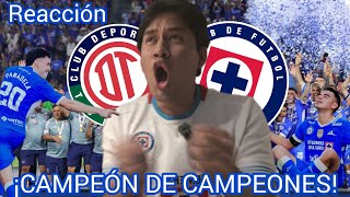 ¡Cruz Azul campeón de nuevo!/Reacciones Campeón de campeones Cruz Azul vs Toluca 2026