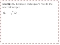 Estimating Irrational Numbers and Perfect Squares