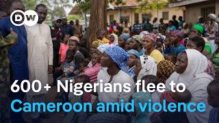 YouTube video thumbnail:  Over 600 Nigerians Flee Into Cameroon After Taraba Violence 