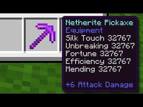 I Used MAX LEVEL Enchantments in Minecraft! (Level 32767)