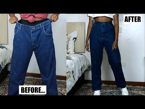 How to Make Mom Jeans for $6!