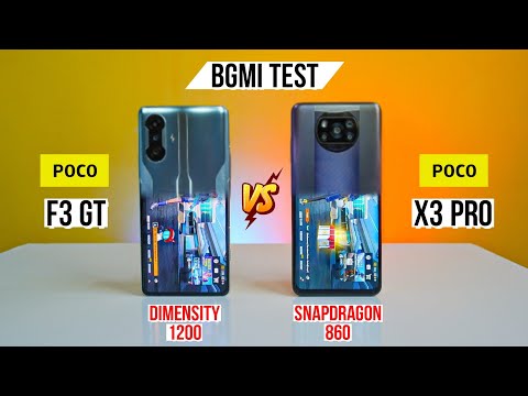 Poco F3 GT vs Poco X3 Pro Pubg Test, Heating and Battery Test | Snapdragon vs Dimensity 🔥