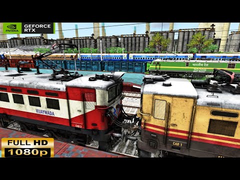 Heavy Goods Train FREIGHT DUTY || Maal Gadi Journey In Indian Train Simulator