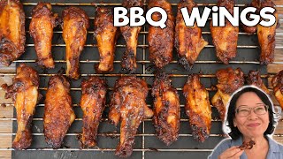 Easy BBQ Chicken Wings 🍗 Air Fryer or Oven Method | No Frying Just Pure Taste !