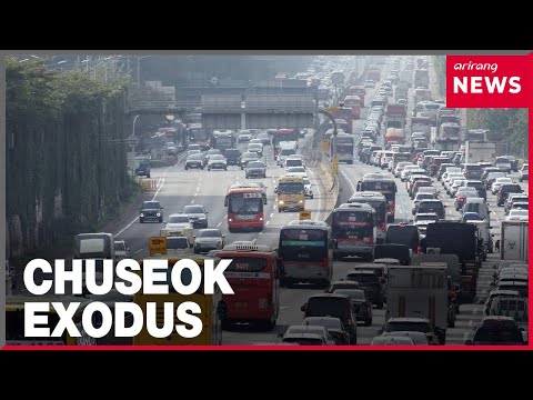 YouTube video thumbnail: 5.2 Million Cars out on the Roads on First day of Chuseok Holiday