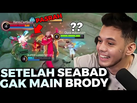 Sekalinya Main Brody MM Musuh Langsung Pasrah Kek Gini Woy!! - Mobile Legends