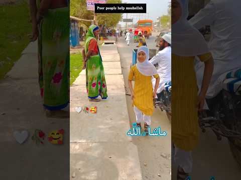 Poor people help mashallah 💛 #shortfeed #love #hajj #funny #duet