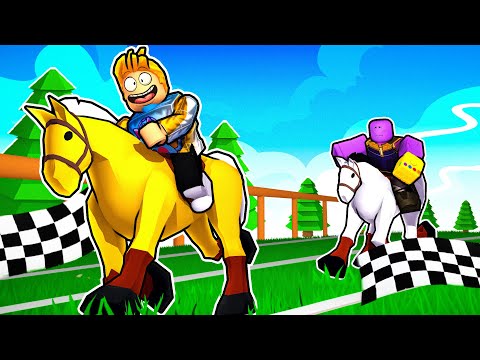 Noob VS Ultimate Horse Race