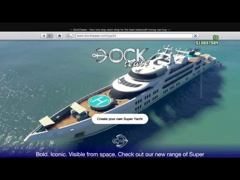 GTA 5 Online Executives and Other Criminals: Fully Customized Super Yacht, New Weapons and Vehicles
