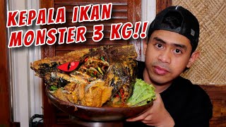 MUKBANG KEPALA IKAN RAKSASA DI WARUNG PINGGIR JALAN!!