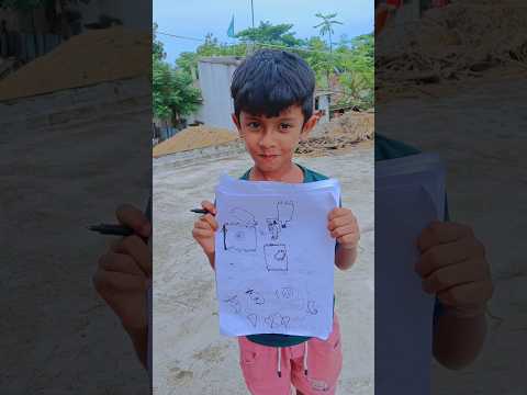খাতায় যা এঁকল ঈশান বাস্তবে এনে দিলাম ঠিক তেমন 🥶 📝 #shorts #minivlog #vlog