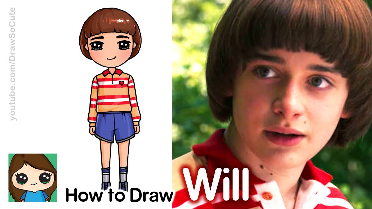 How to Draw Will Byers Stranger Things