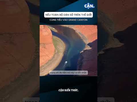 Điều gì sẽ xảy ra nếu toàn bộ dân số thế giới cùng đái vào Grand Canyon? #xuhuong #shorts #kienthuc