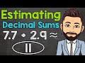 Estimating Decimal Sums and Rounding