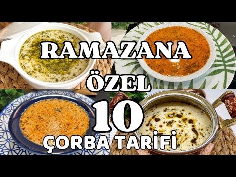 ✅RAMAZANA ÖZEL ÇORBA TARİFLERİ😍10 FARKLI ÇORBA ÇEŞİTLERİ ve TARİFİ 🍜 İftar Yemekleri🔝Çiçekintarifler
