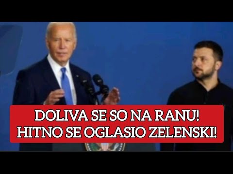 DOLIVA SE SO NA RANU! HITNO SE OGLASIO ZELENSKI!