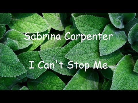 Sabrina Carpenter - I Can't Stop Me (Lyrics) ft. Saweetie