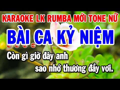 Karaoke Liên Khúc Tone Nữ Nhạc Trữ Tình Dễ Hát | Bài Ca Kỷ Niệm – Cô Hàng Xóm