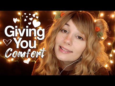 ASMR Giving You Comfort! Hugs & Positive Affirmations & a Little Chat