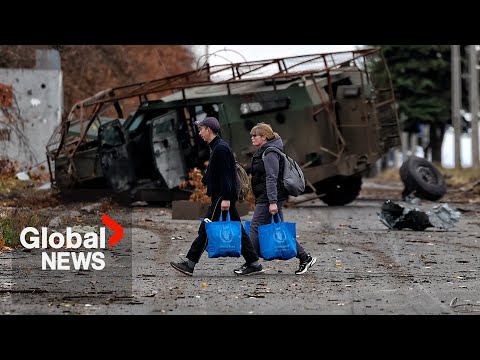 YouTube video thumbnail: Russia-Ukraine war: Citizens Evacuated as Fighting Intensifies in Donetsk Oblast