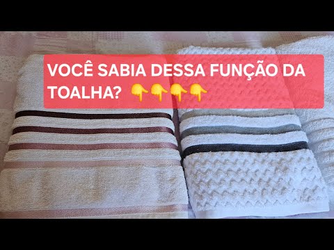 Você Sabe PARA QUE SERVE AS LISTRAS Dessa das TOALHA de Banho?