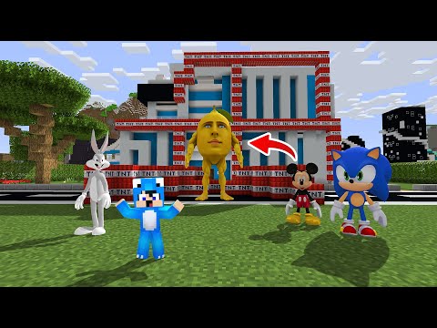 البقاء على قيد الحياة من الليمون المعضل 🍋 ( مون مون مون ليمون ) في ماين كرافت 😨