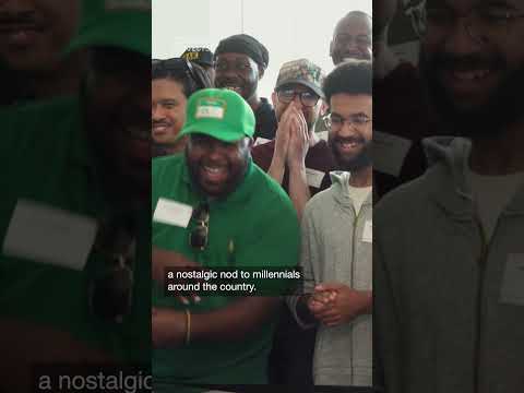 @Clipse hung up a classic piece of hip-hop iconography in our space.